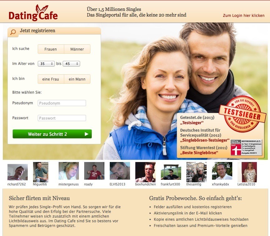 dating café